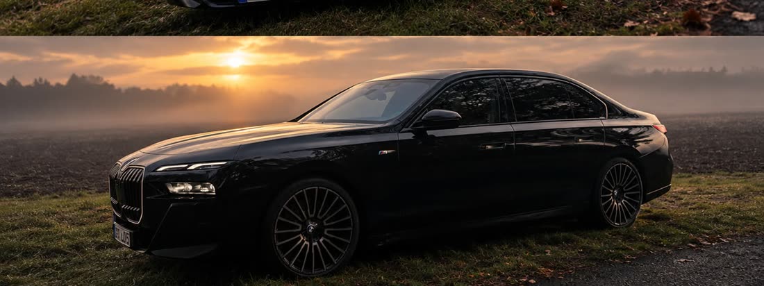 BMW 7er Seitenansicht – First-Class-Transfer von Taxi Osterhaus